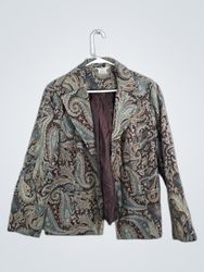 George Women's Plus Paisley Blazer