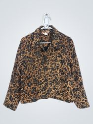 Brooke Coleman Leopard Print Jacket