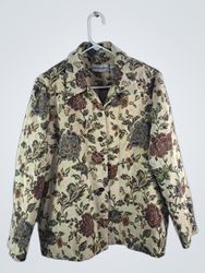 Alfred Dunner Floral Print Jacket