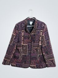 BonWorth Women's Patterned Blazer