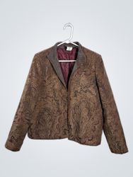 Collection Hervé Bernard Paisley Pattern Blazer