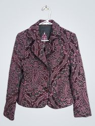 Hanna & Gracie Women's Patterned Blazer