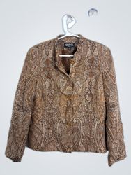 Kasper Petite Paisley Print Blazer