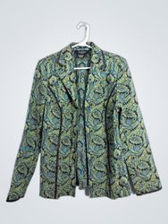 Peck & Peck Collection Paisley Print Blazer