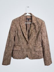 INSIGHT Women's Paisley Print Blazer