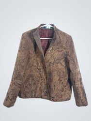 COLLECTION Women's Paisley Blazer