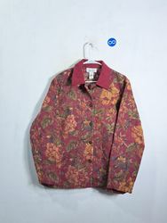 Susan Graver Style Floral Print Jacket