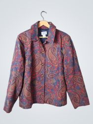 BFA Classics Paisley Print Blazer