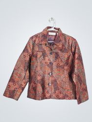 BROWNSTONE STUDIO Women's Ornate Pattern Button-Up..