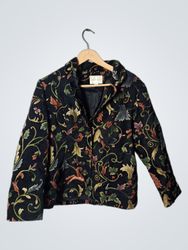 erin london floral print jacket