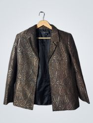 Kasper Petite Paisley Print Blazer