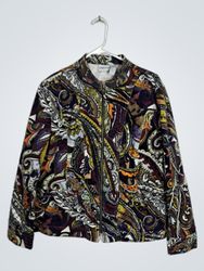 Chico's Paisley Print Jacket