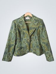 Dressbarn Paisley Print Blazer