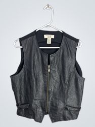 INNOVATION SPORT PETITES Women's Leather Vest