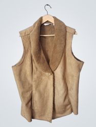 d&co. denim + company women's faux suede sherpa li..