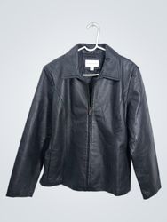 Women's Black Leather Jacket