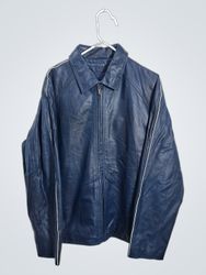 Wilsons Leather M. Julian Blue Jacket
