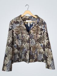 Sag Harbor Women's Floral Print Blazer