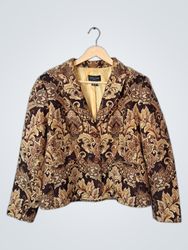 FOCUS 2000 Petite Brocade Blazer