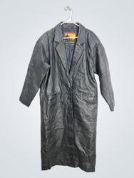OUTBROOK Leather Trench Coat