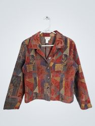 Coldwater Creek Women's Patchwork Jacket