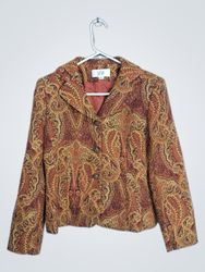 Le Suit Petite Paisley Blazer