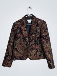 harve benard paisley blazer