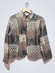 Dressbarn Woman Patchwork Blazer