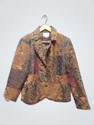 Erin London Women's Patchwork Blazer