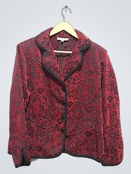 Dressbarn Floral Print Blazer