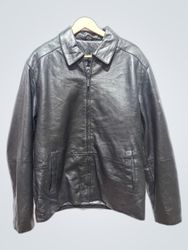 Nicole Miller Black Leather Jacket