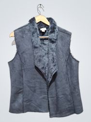 Women's Sleeveless Faux Fur Lined Vest
