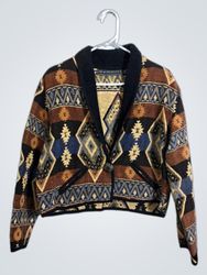NEW IDENTITY Southwestern Pattern Jacket