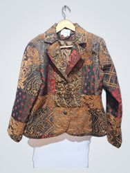 erins london women's patterned blazer size M