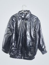 Black Faux Leather Jacket