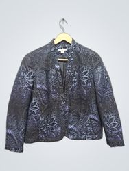 Coldwater Creek Women's Paisley Pattern Jacket