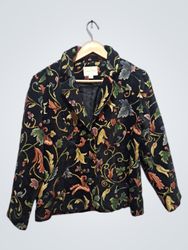 Erin London Floral Print Blazer