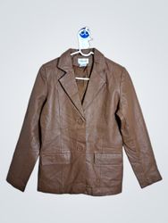 Chadwick's Brown Leather Blazer