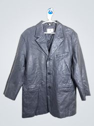 Timothy Daniels Leather Blazer