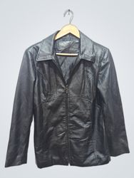 Black Faux Leather Jacket