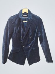 WHITE + BLACK Velvet Blazer