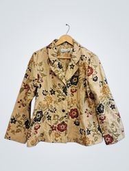 Alfred Dunner Petite Floral Jacket