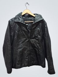 East 5th Black Leather Jacket