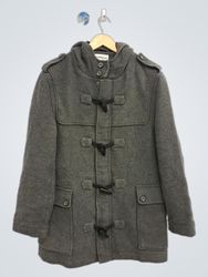 TOPMAN Grey Duffle Coat