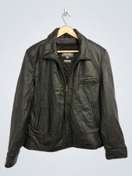 Wilsons Leather Black Leather Jacket with Thinsula..
