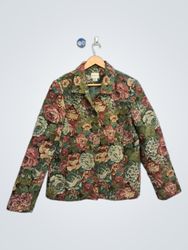 KORET Floral Tapestry Jacket