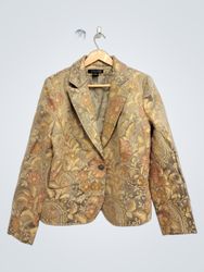 Jared Ross Women's Brocade Floral Blazer Size 10