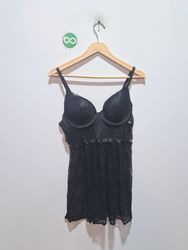 Jessica Simpson Black Lace Babydoll Camisole Top