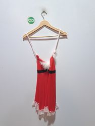 Rote Weihnachtsdessous