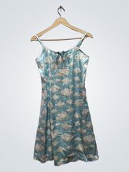 Nick & Nora Sleepwear Cloud Print Slip Dress